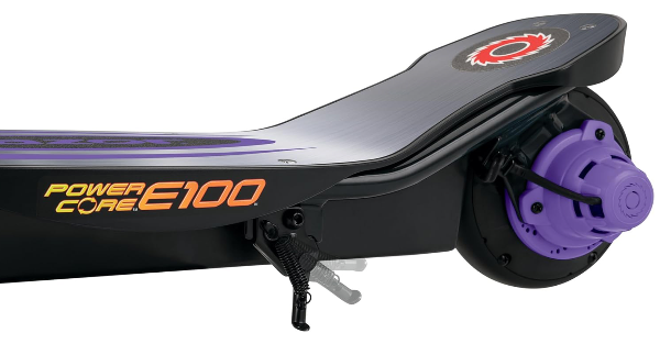 Scooter eléctrica Razor Power Core E100 Morado con negro - Imagen 7